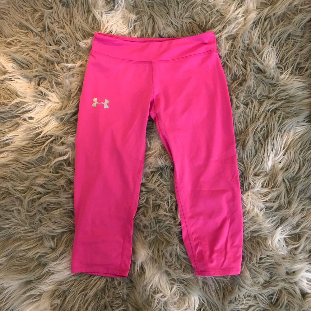pink Under Armour leggings